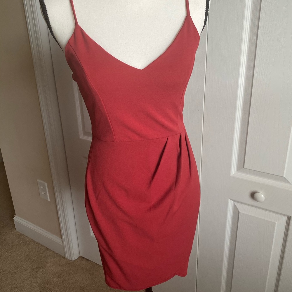 Lulu’s Red Dress - Picture 3 of 5